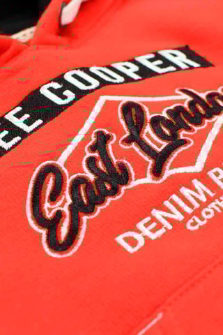 Sweat à capuche  - Rouge