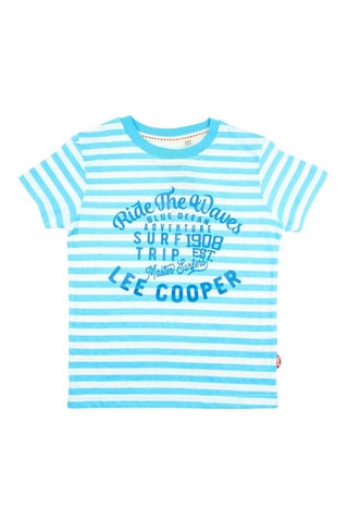 T-shirt  - Blanc et bleu
