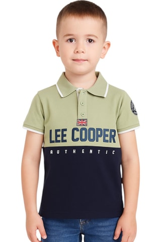 Polo  - Bleu marine et kaki