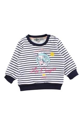 Sweat et jogging - Blanc et bleu