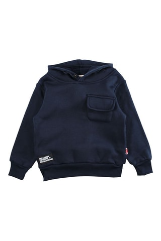 Sweat à capuche - Bleu