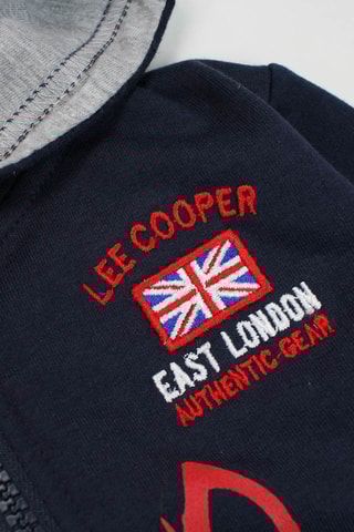 Sweat à capuche et pantalon - Blanc, bleu et rouge