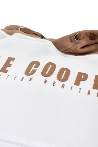 Sweat à capuche - Beige, blanc et marron