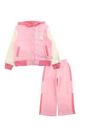 Teddy à capuche et jogging - Lee Cooper - Rose