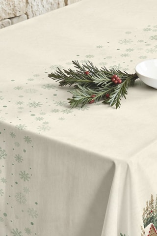 Nappe antitache rectangulaire New Christmas Cerf