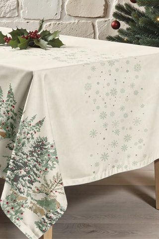 Nappe antitache rectangulaire New Christmas Cerf