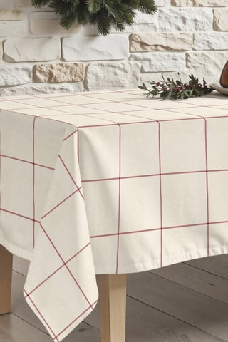 Nappe antitache rectangulaire Red Windowpana