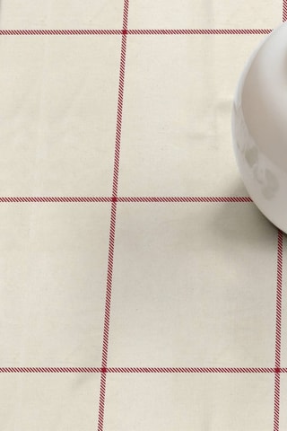 Nappe antitache rectangulaire Red Windowpana