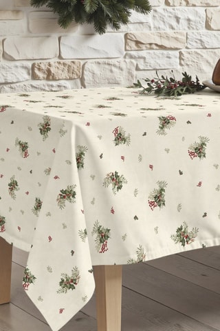 Nappe antitache rectangulaire Winter Holly