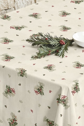 Nappe antitache rectangulaire Winter Holly