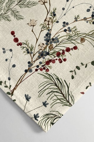 2 serviettes de table Christmas Muerdago