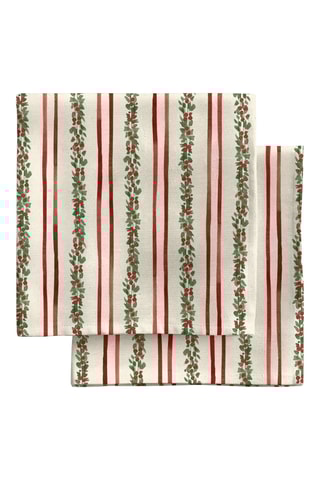 2 serviettes de table Christmas Wish