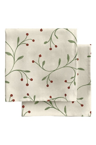 2 serviettes de table Christmas Wish