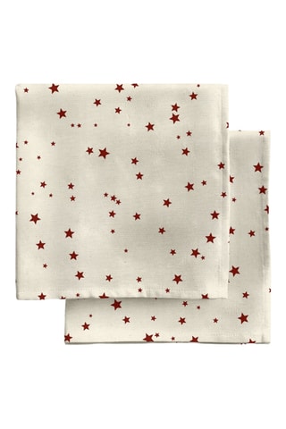 2 serviettes de table Merry Christmas