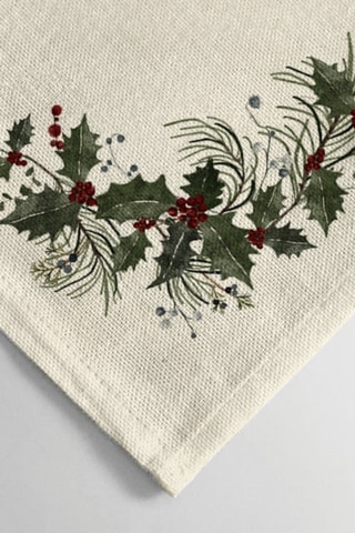 2 serviettes de table Mistletoe