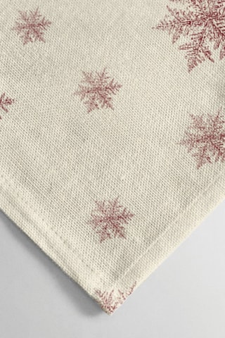 2 serviettes de table - Collection Flocon Rouge