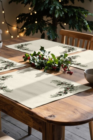 2 sets de table Mistletoe