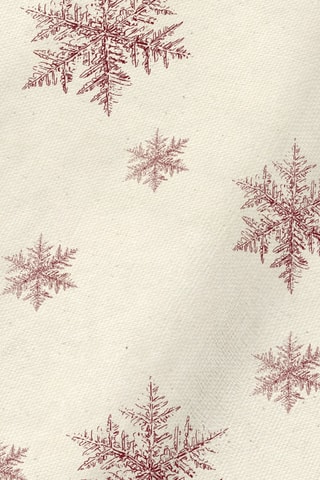 2 sets de table Red Snowflake