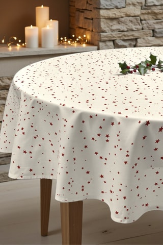   
Nappe antitache ronde Merry Christmas

