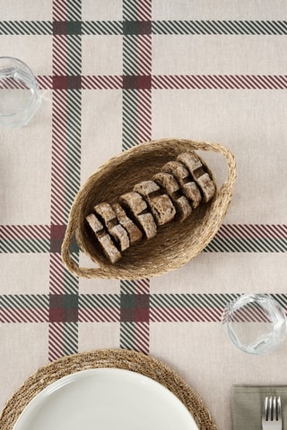 Nappe antitache ronde Collection "Cuadros Navidad"