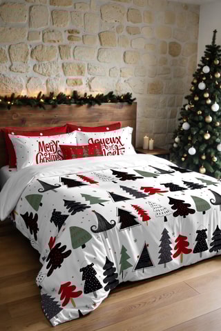   
Housse de couette Nordique Laponie 5 - Blanc et vert

