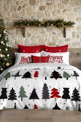   
Housse de couette Nordique Laponie 5 - Blanc et vert

