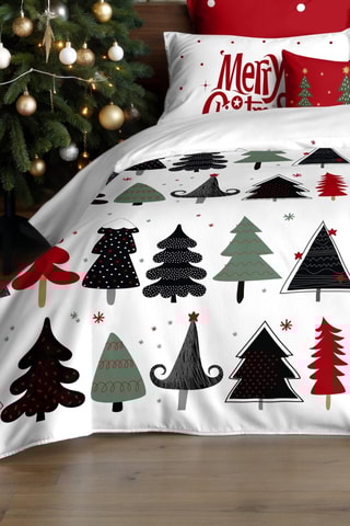   
Housse de couette Nordique Laponie 5 - Blanc et vert

