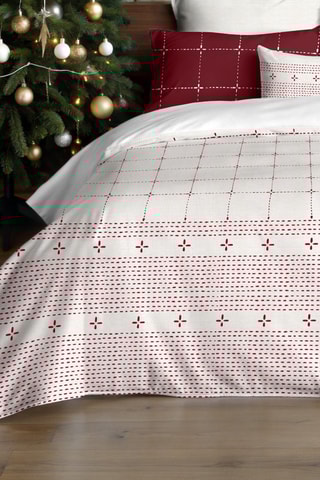   
Housse de couette Wish 6 - Blanc et bordeaux

