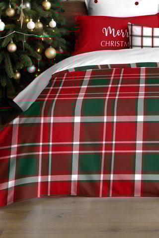 Housse de couette Nordique Laponie - Rouge