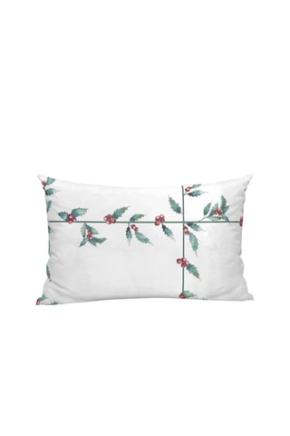 Housse de coussin Laponia - Blanc et vert