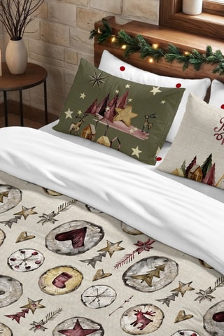 Housse de couette Nordique Laponie - Beige