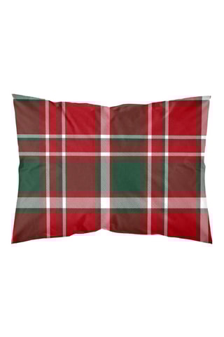 2 taies d'oreiller - Vert et rouge