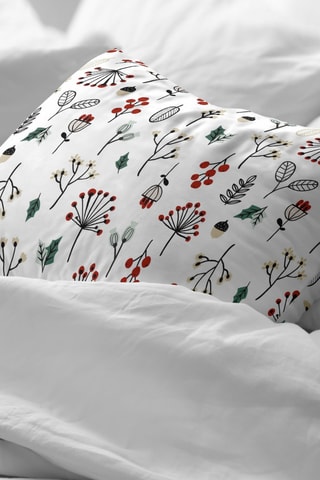 2 taies d'oreiller - Blanc et noir