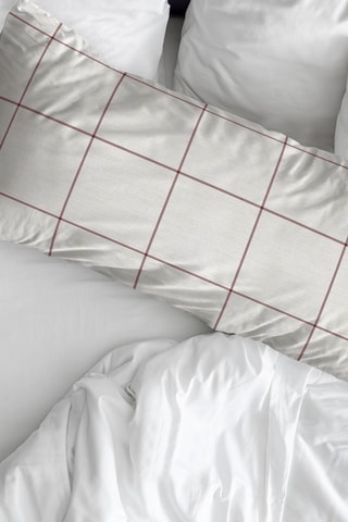 Taie d'oreiller Red Windowpane