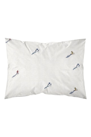 2 taies d'oreiller Skier - 50 x 80 cm