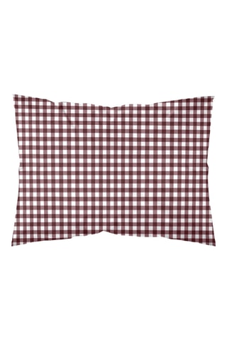 2 taies d'oreiller - Collection Xmas Vichy - 50 x 80 cm