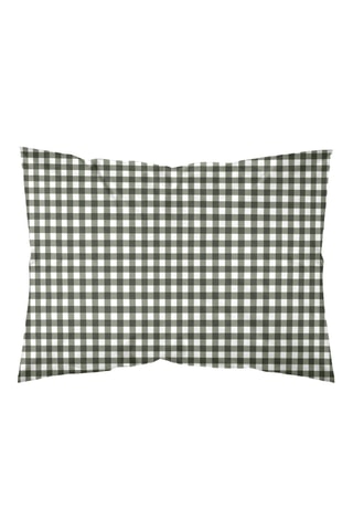 Collection Xmas Vichy - 2 taies d'oreiller - vert - 50 x 80 cm