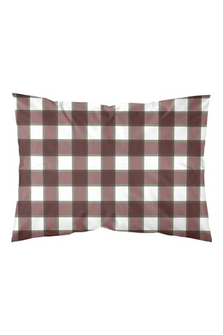 2 taies d'oreiller - Collection Xmas Vichy Grande - 50 x 80 cm