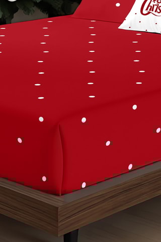 Drap-housse Laponie - rouge