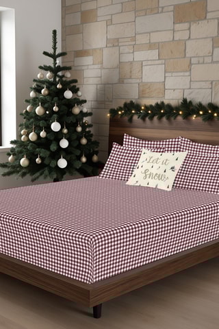   
Drap-housse - Collection Noël Vichy

