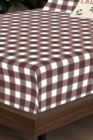   
Drap-housse Vichy grande - blanc

