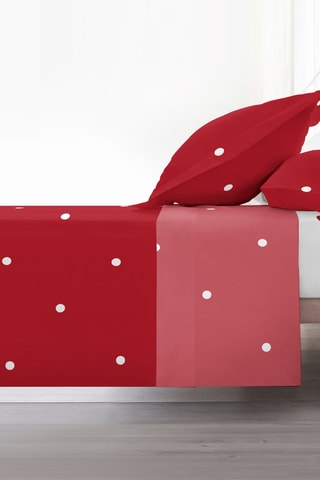 Parure de draps Laponie 47 - rouge