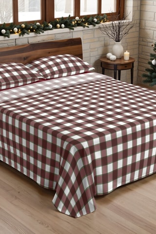 Parure de draps Xmas Vichy Grande