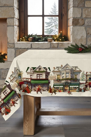 Nappe antitache rectangulaire Christmas City