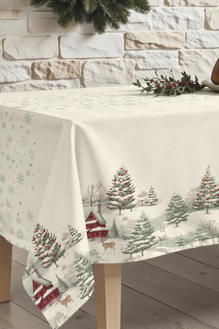 Nappe antitache rectangulaire Christmas Deer