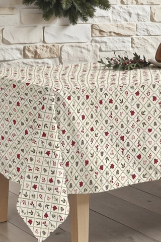 Nappe antitache rectangulaire Christmas flower 2