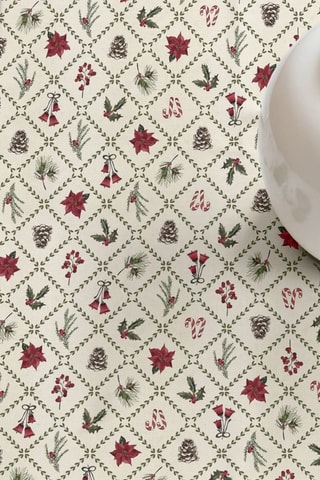 Nappe antitache rectangulaire Christmas flower 2