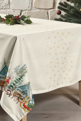 Nappe antitache rectangulaire Christmas landscape