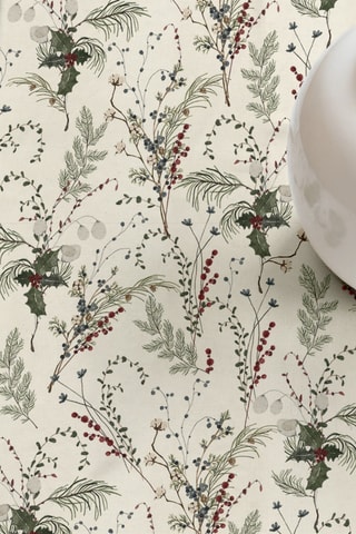 Nappe antitache rectangulaire Christmas Mistletoe