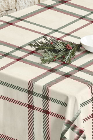 Nappe antitache Cuadros navidad - Beige